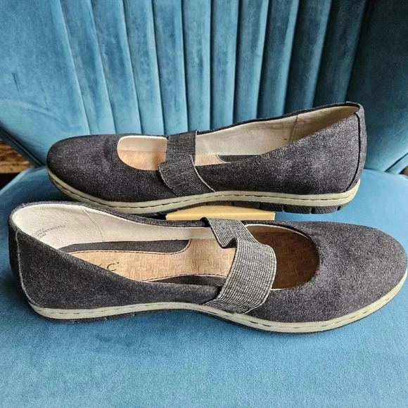 b.o.c. Mary Jane shoes-Charcoal Gray Fabric-Size 8.5 - Picture 4 of 7